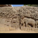 Der Spalt zwischen den beiden Felsen